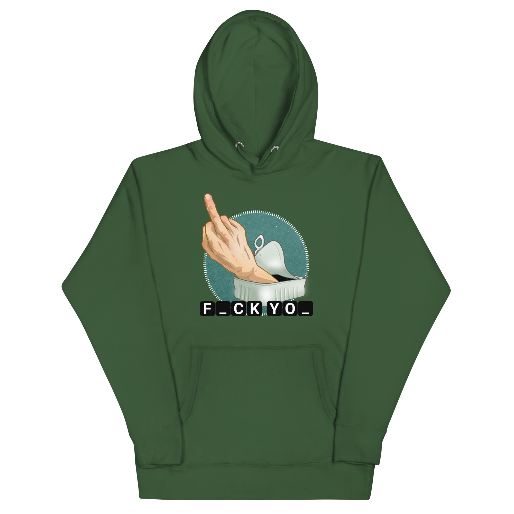 Cotton heritage m2580 i unisex premium pullover hoodie forest green front 69027e89c0aa1.jpg