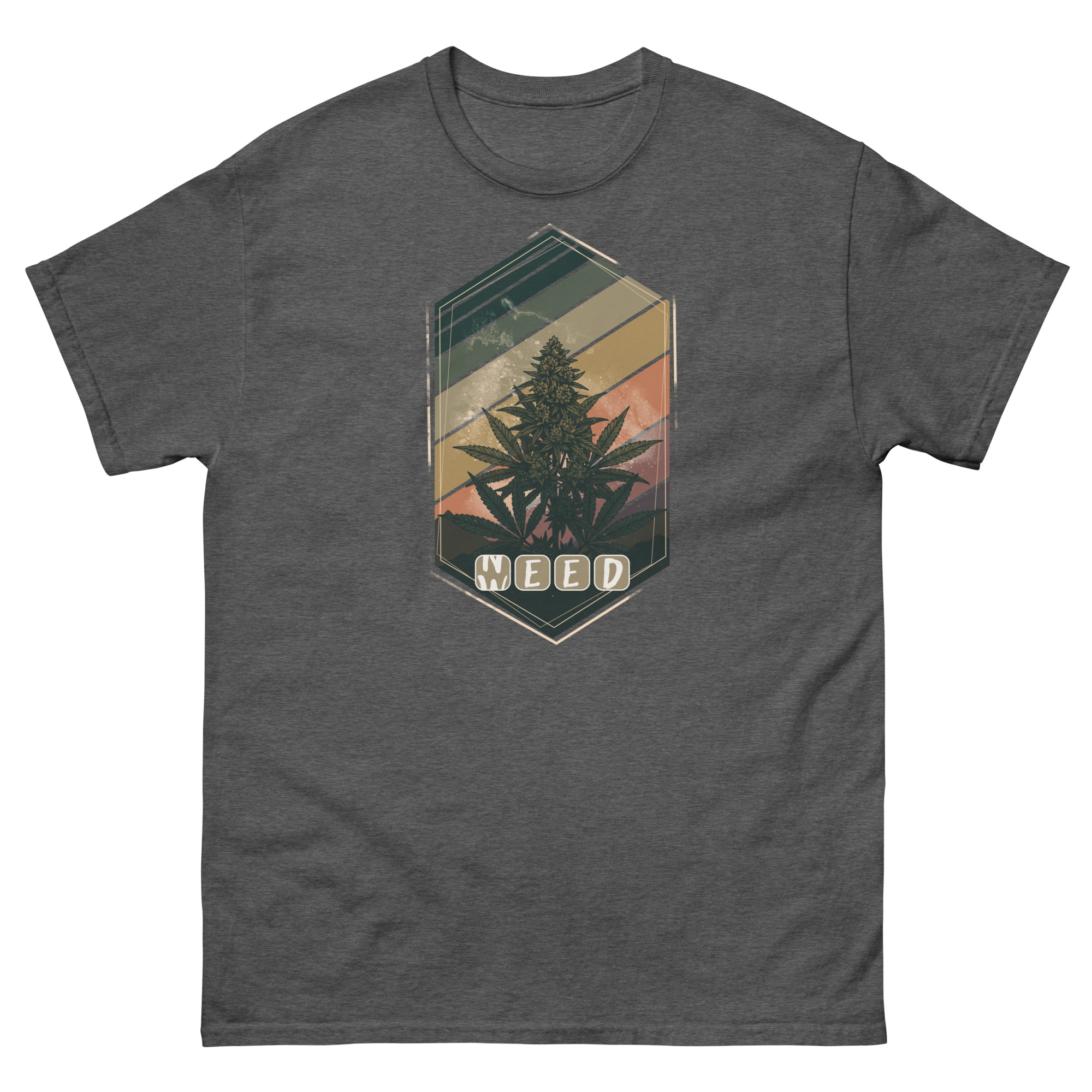 Unisex classic tee dark heather front 69031e7c320cd.jpg