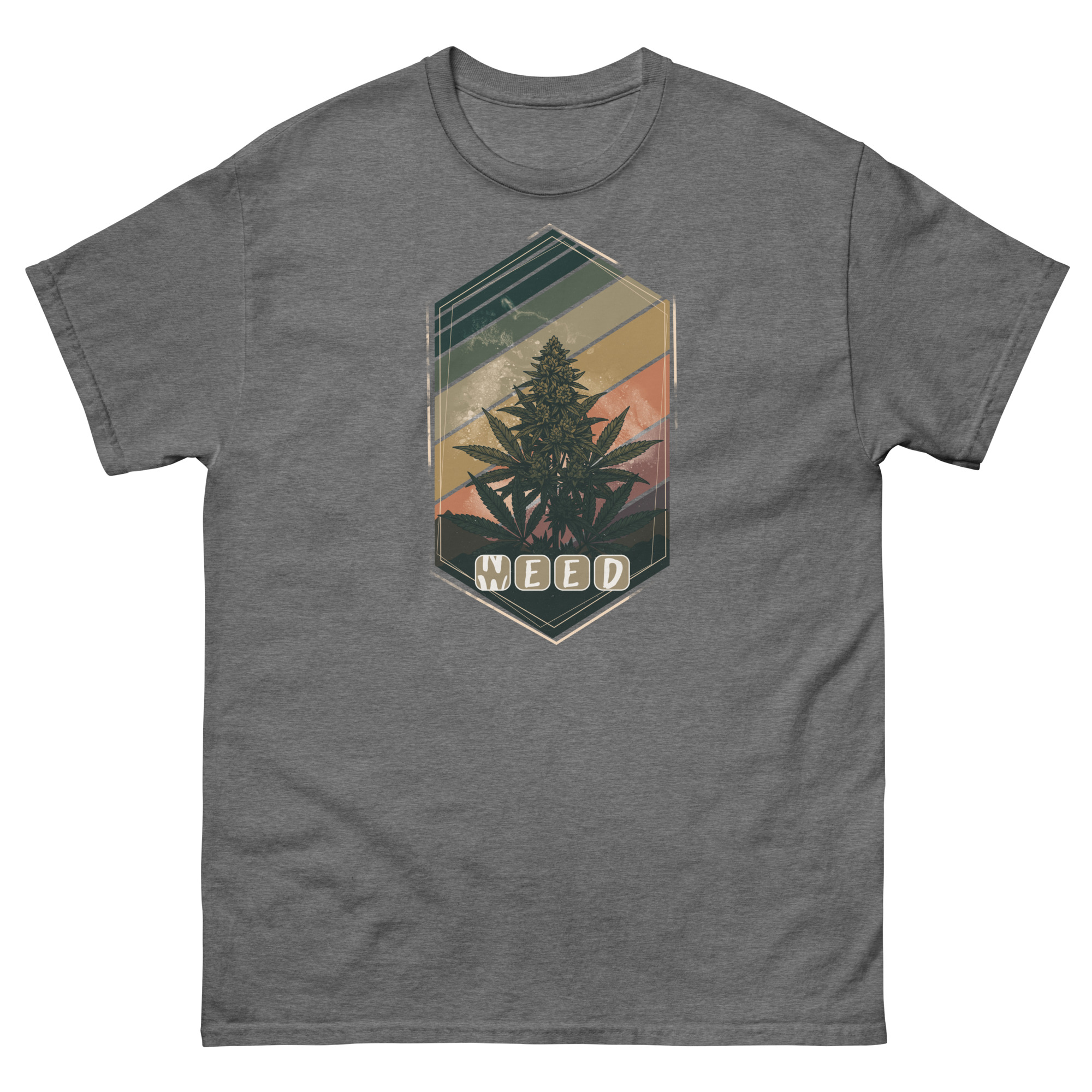 Unisex classic tee graphite heather front 69031e7c41410.jpg