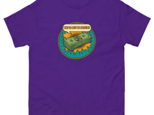 Unisex classic tee purple front 68f2885fa56fa.jpg