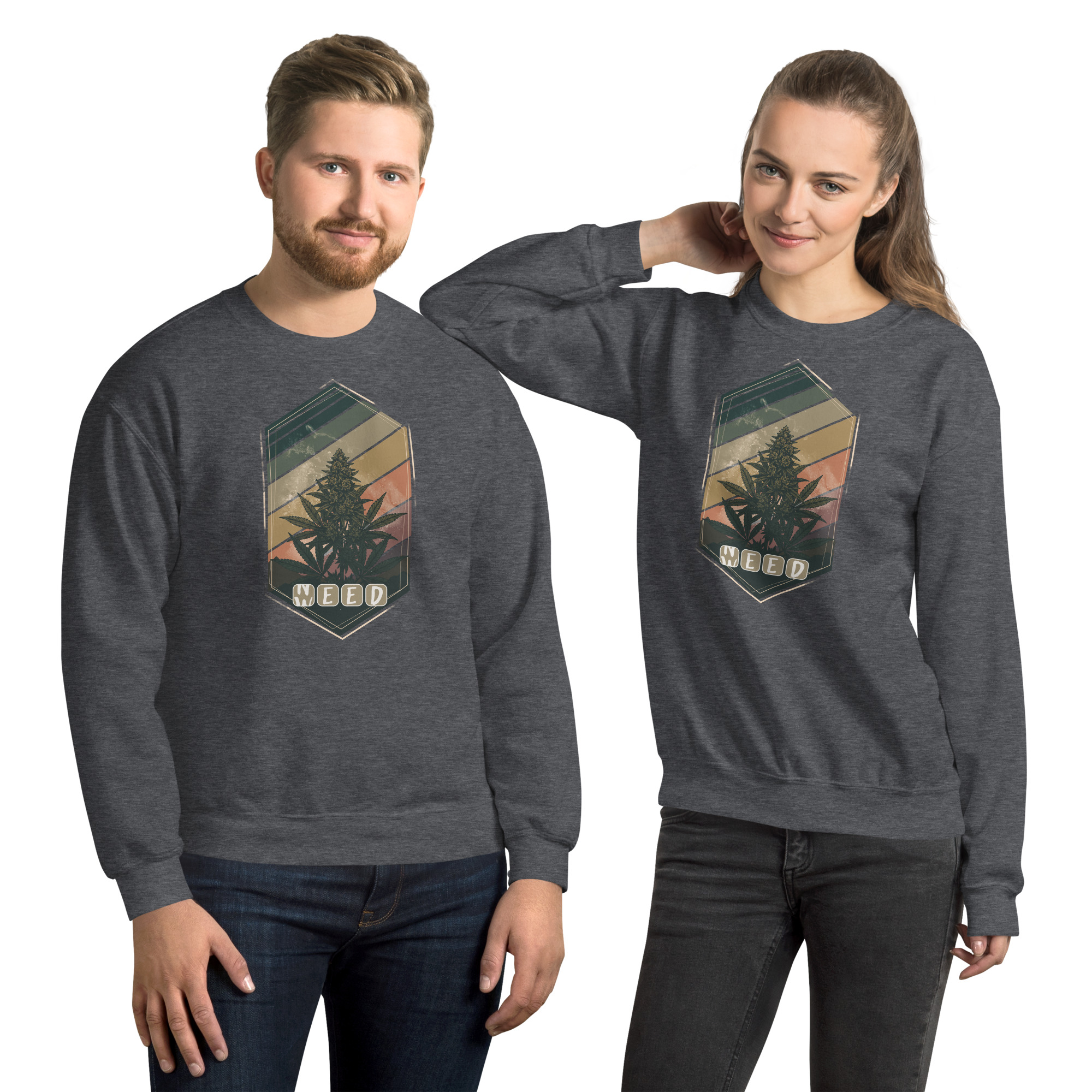 Unisex crew neck sweatshirt dark heather front 690323bbb2598.jpg