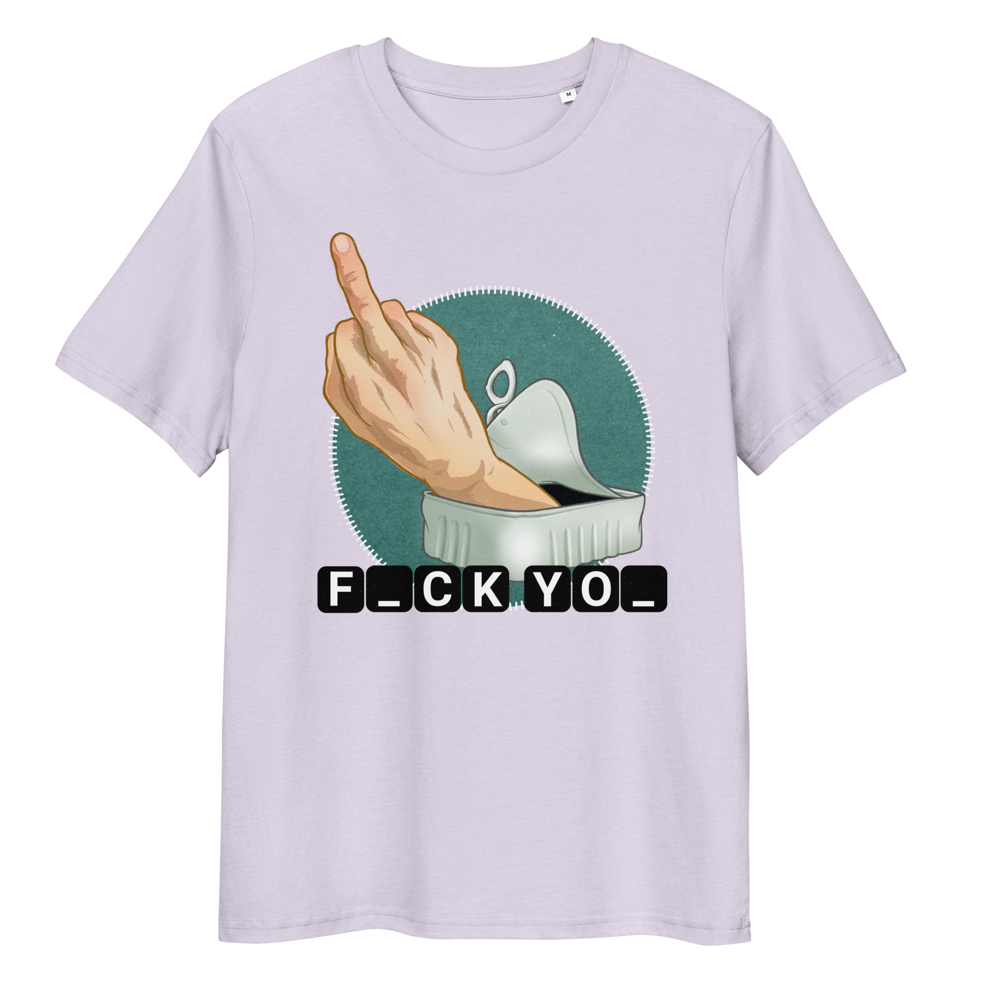 Unisex organic cotton t shirt lavender front 68f4ca624be5d.jpg