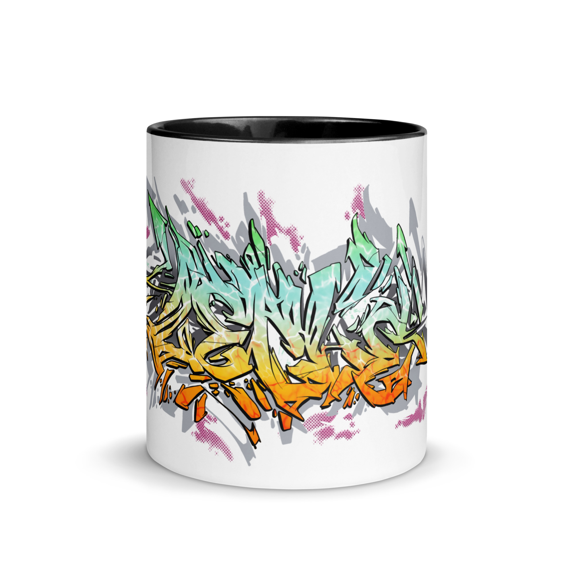 Zecke Tasse mit farbiger Innenseite – Bild 3