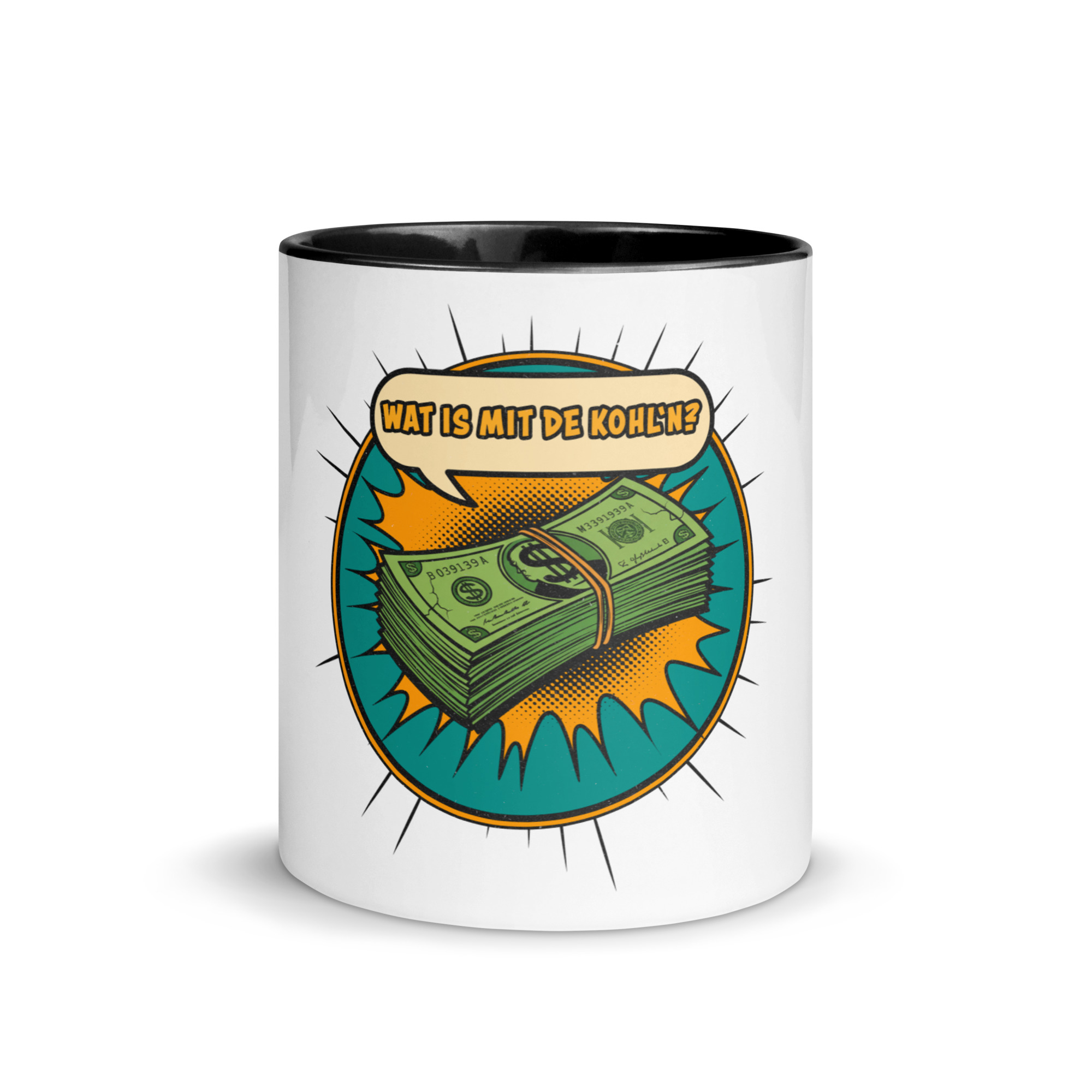 Wat is mit de Kohl'n Tasse mit farbiger Innenseite – Bild 3