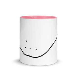 Durchziehender Faden - Eine Tasse mit farbiger Innenseite