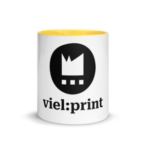 viel:print Tasse mit farbiger Innenseite