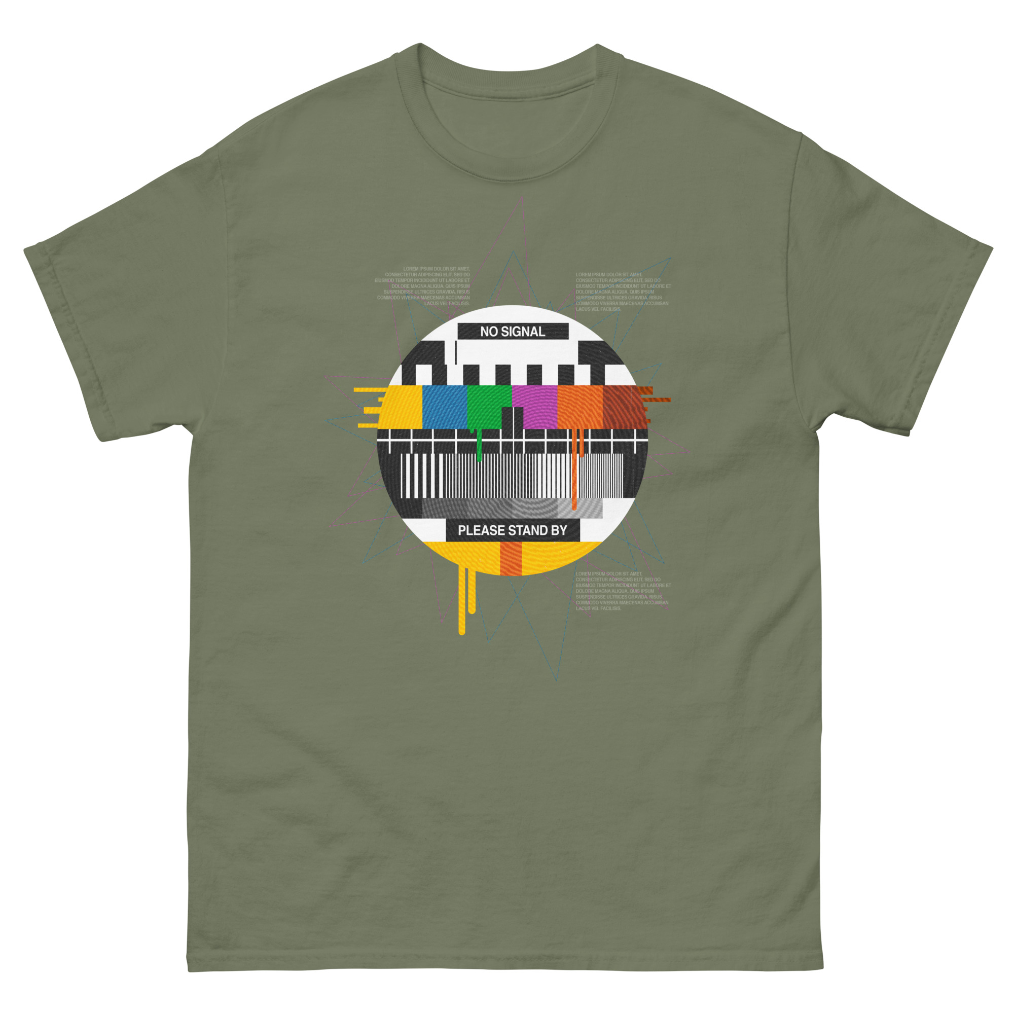 Unisex classic tee military green front 690da98118d93.jpg