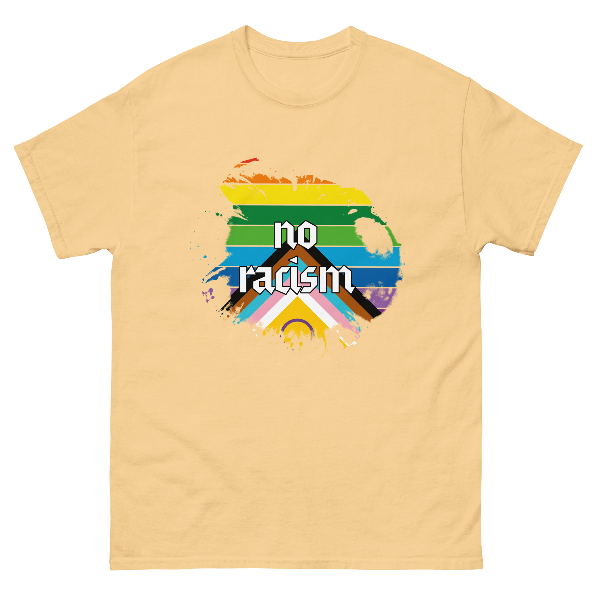 Unisex classic tee yellow haze front 691998de4a628.jpg