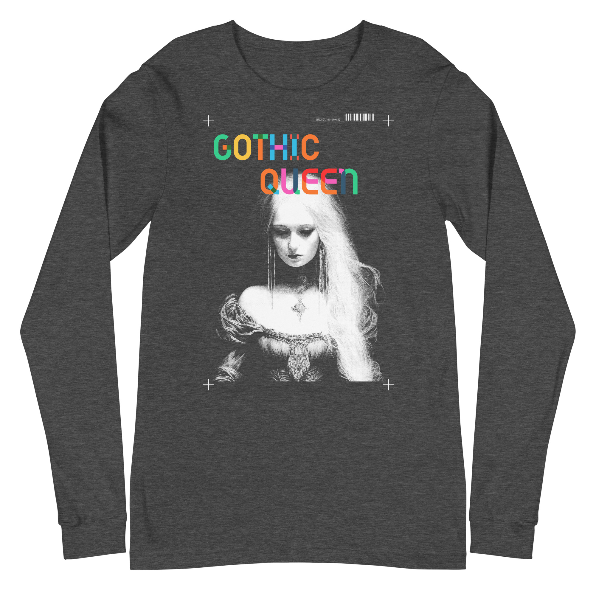 Unisex long sleeve tee dark grey heather front 69205e60727d3.jpg