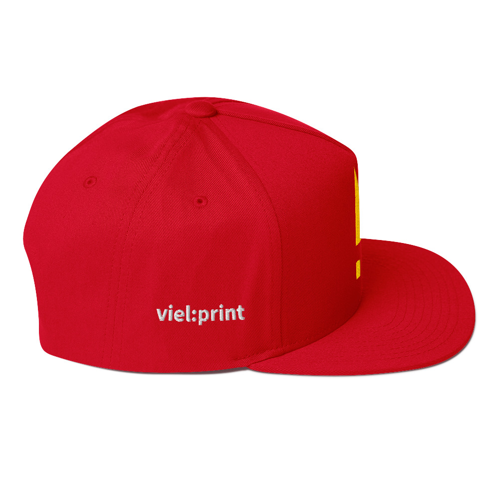 Flat bill cap red right side 692ddb8be77de.jpg