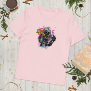 Unisex organic cotton t shirt cotton pink front 2 69355484c191a.jpg